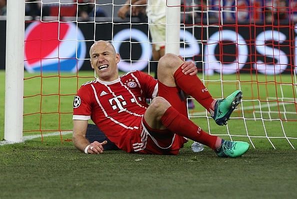 Arjen Robben couldn't deliver a good end product today